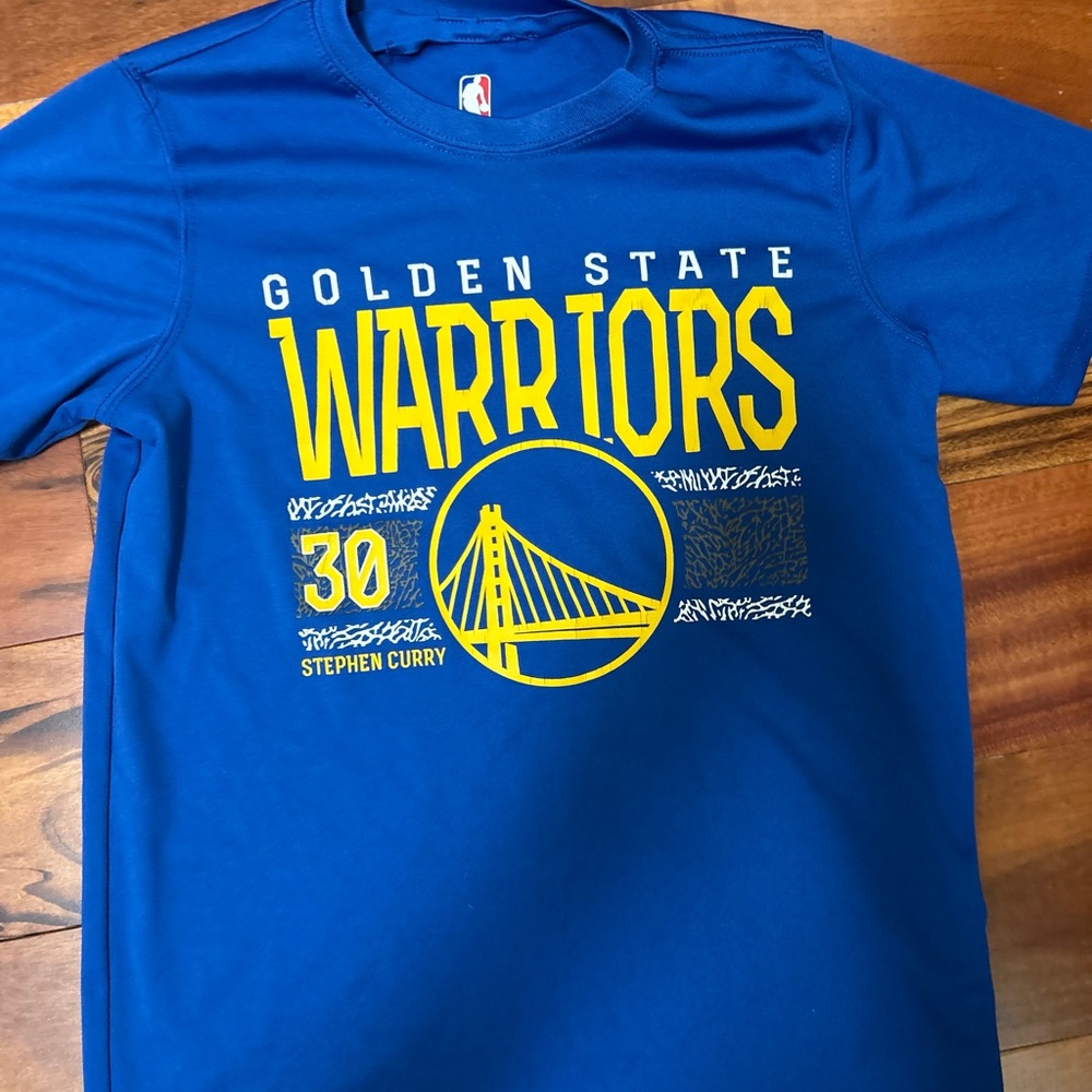 Golden State Warriors Blue Kids Shirt